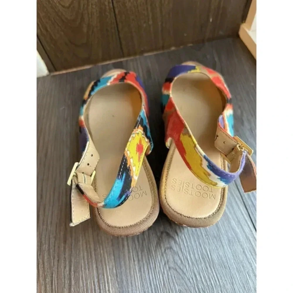 Mootsies Tootsies moliker women's size 6 M wedges woven‎ heels